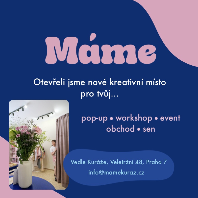 Máme - kreativní místo pro tvůj pop-up, workshop, event